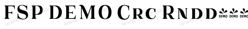 FSP DEMO Crc Rndd字体转换 FSP DEMO Crc Rndd字体转换